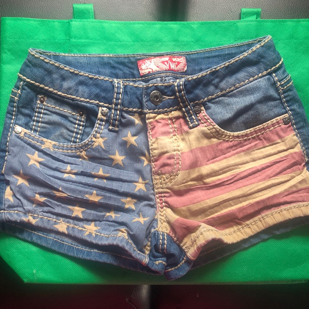 YMI wash Jean shorts size 12 kids/ young girl